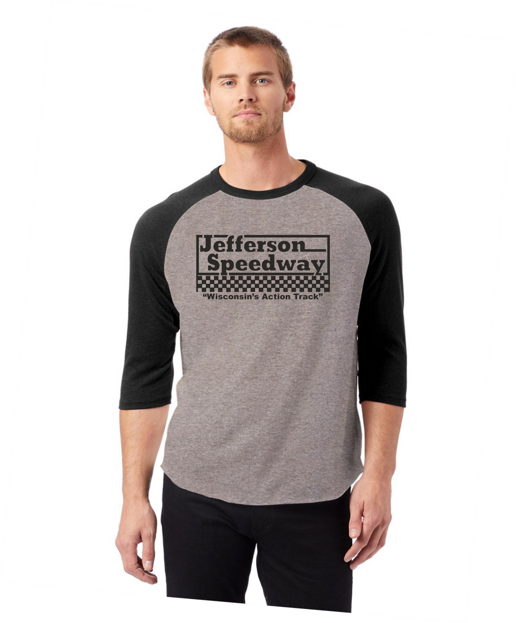 Jefferson Speedway Vintage 3/4 Sleeve Raglan