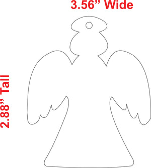 2023 Wooden Angel In Memory of Ornament