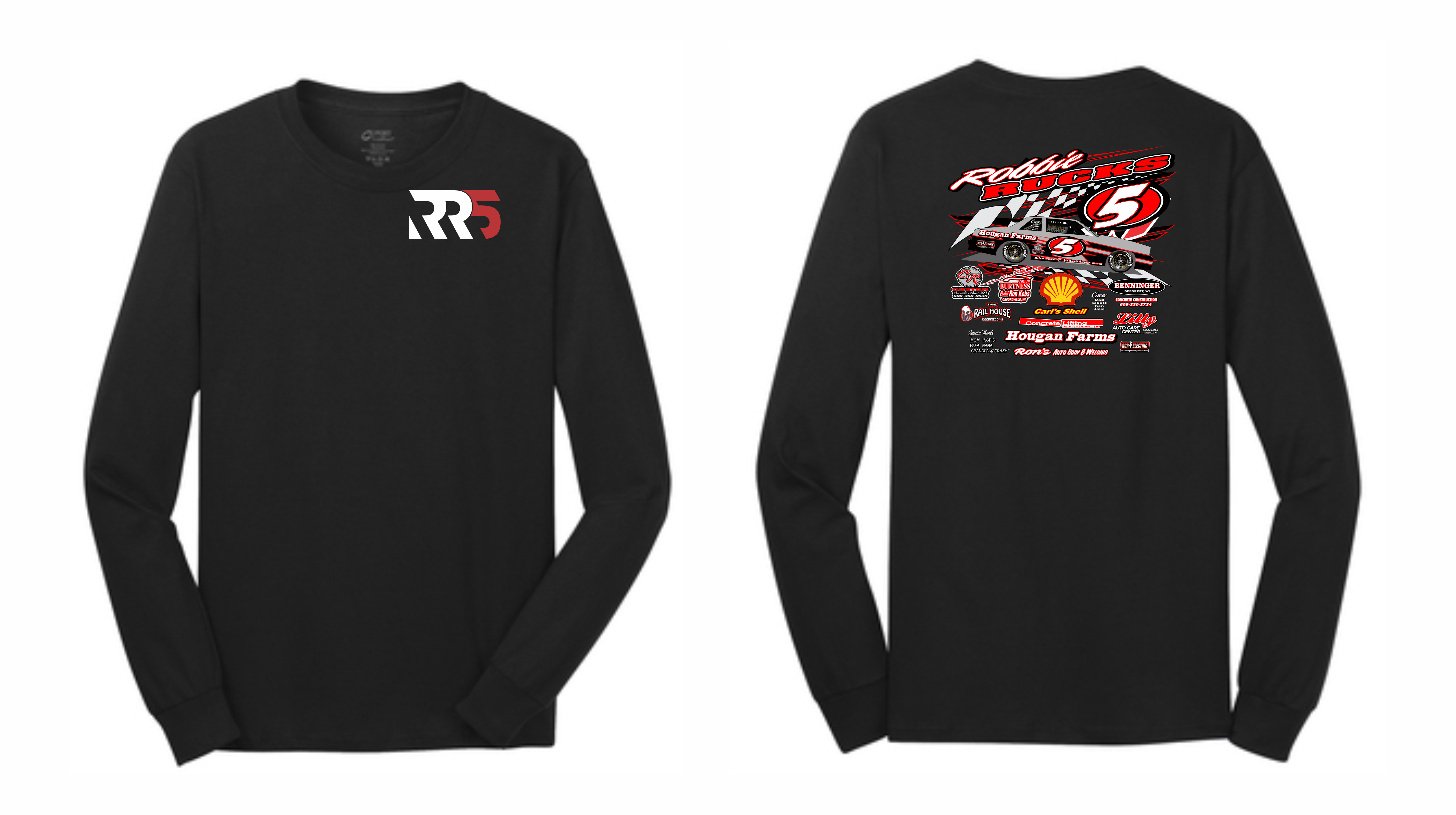 Robbie Rucks Long Sleeve T-Shirts