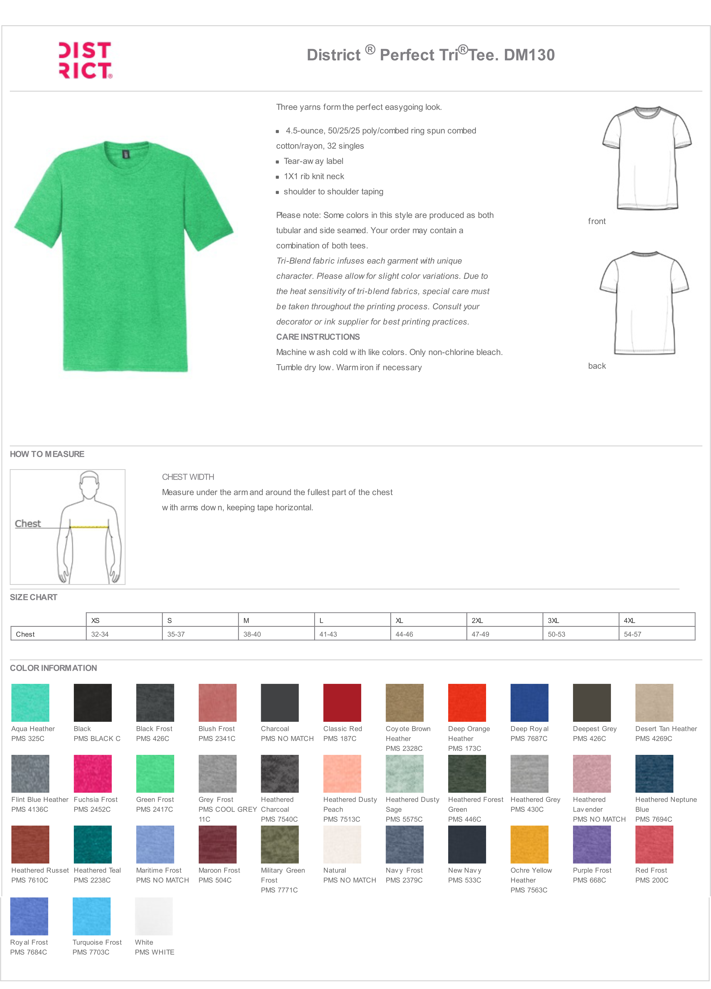 IYB District Perfect Tri Tee
