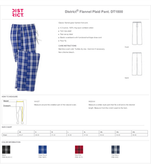 IYB District Flannel Plaid Pant