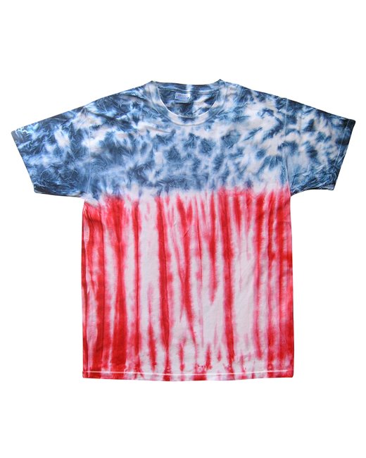 Jefferson Speedway Flag Tie Dye T-Shirt