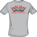 Jefferson Speedway Crossed Flags T-Shirt
