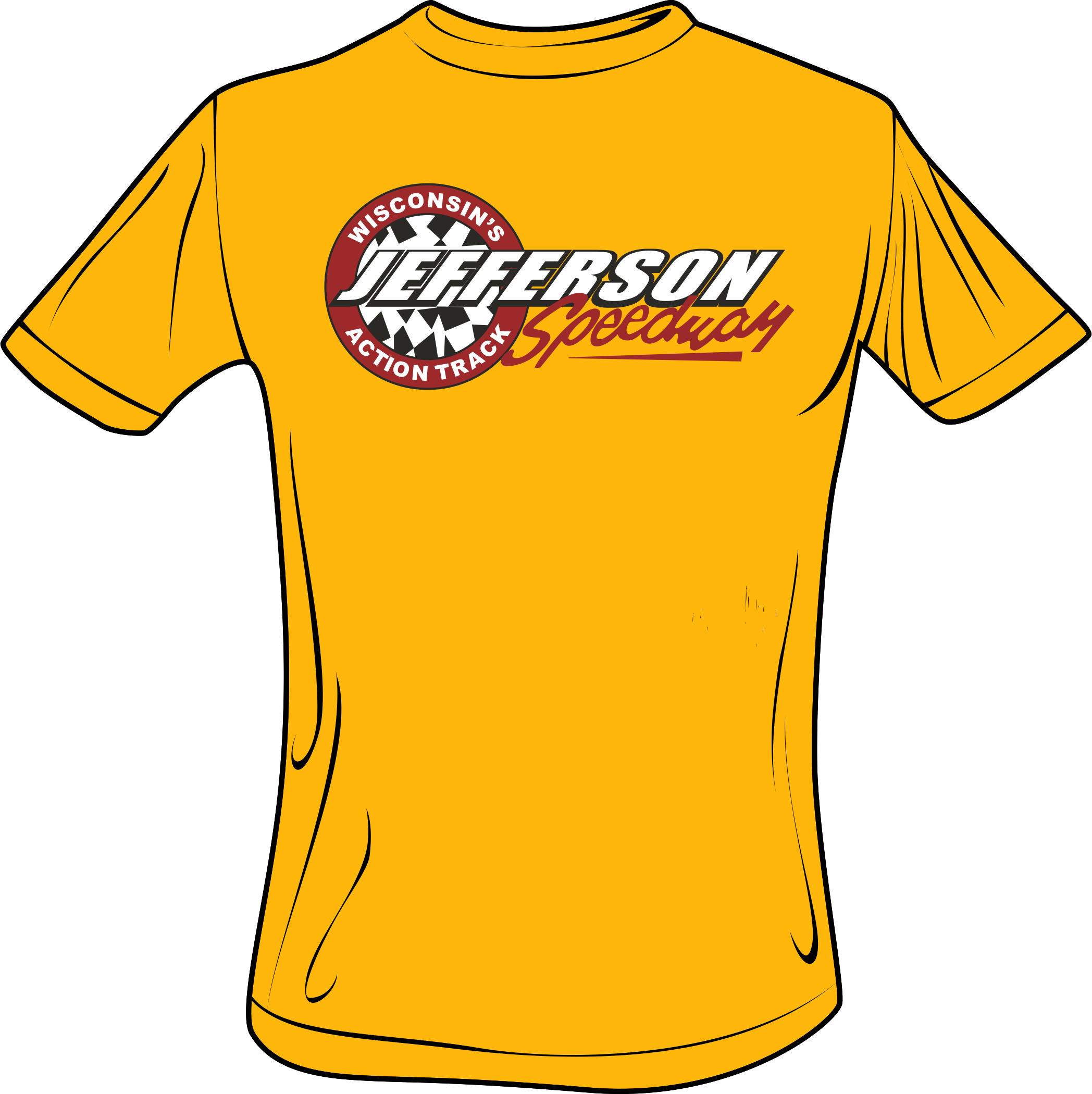 Jefferson Speedway Action Track T-Shirt