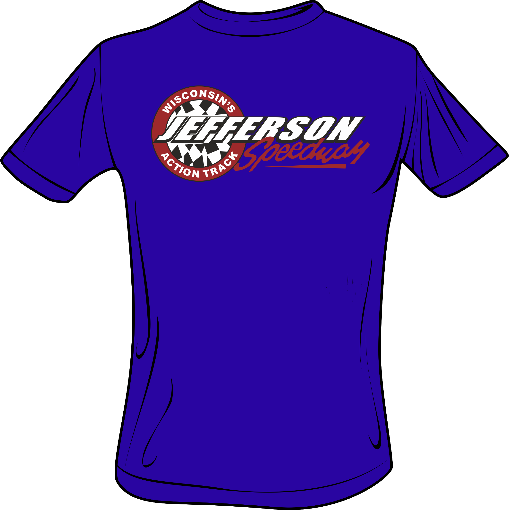 Jefferson Speedway Action Track T-Shirt