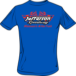 Jefferson Speedway Crossed Flags T-Shirt