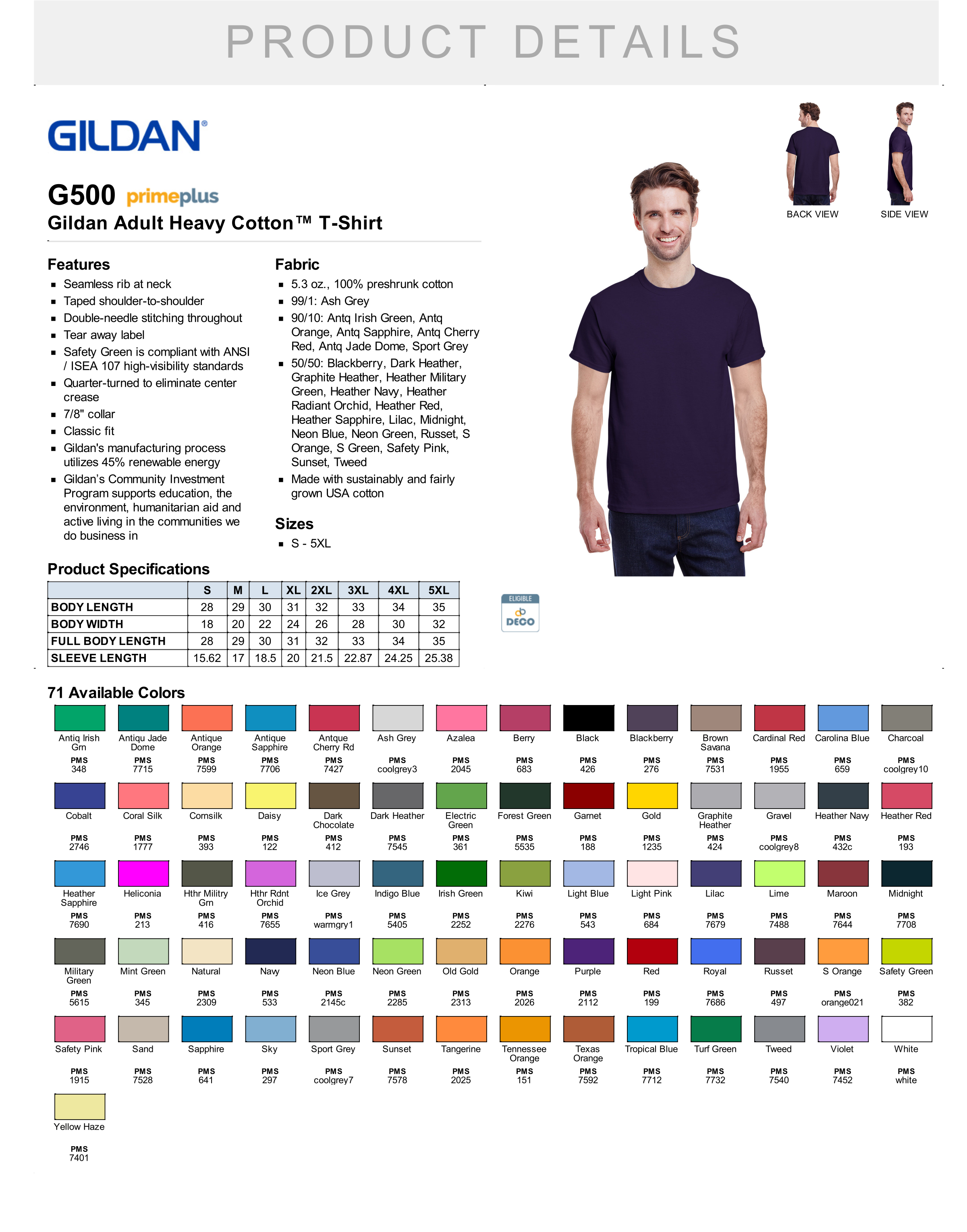 Women's 600 - Gildan Adult Heavy Cotton™ T-Shirt