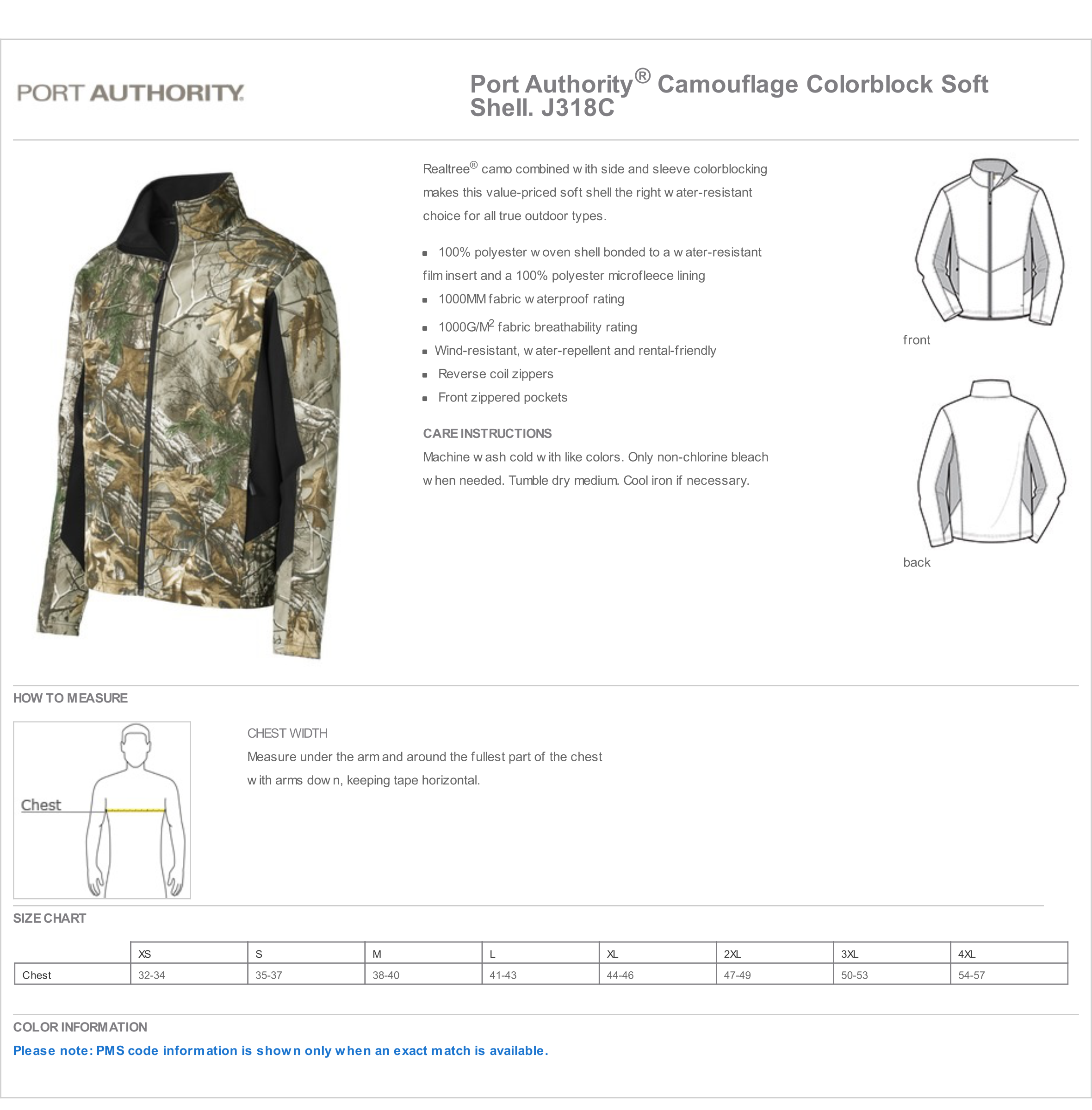 BDB Camou Soft Shell Jacket