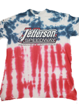 Jefferson Speedway Flag Tie Dye T-Shirt