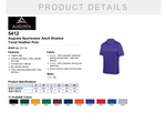 Dodgeland Augusta Sportswear Adult Shadow Tonal Heather Polo