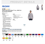 Dodgeland Gildan Adult Heavy Blend™ 8 oz., 50/50 Full-Zip Hooded Sweatshirt