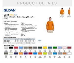 Dodgeland Gildan Adult Ultra Cotton® Long-Sleeve T-Shirt
