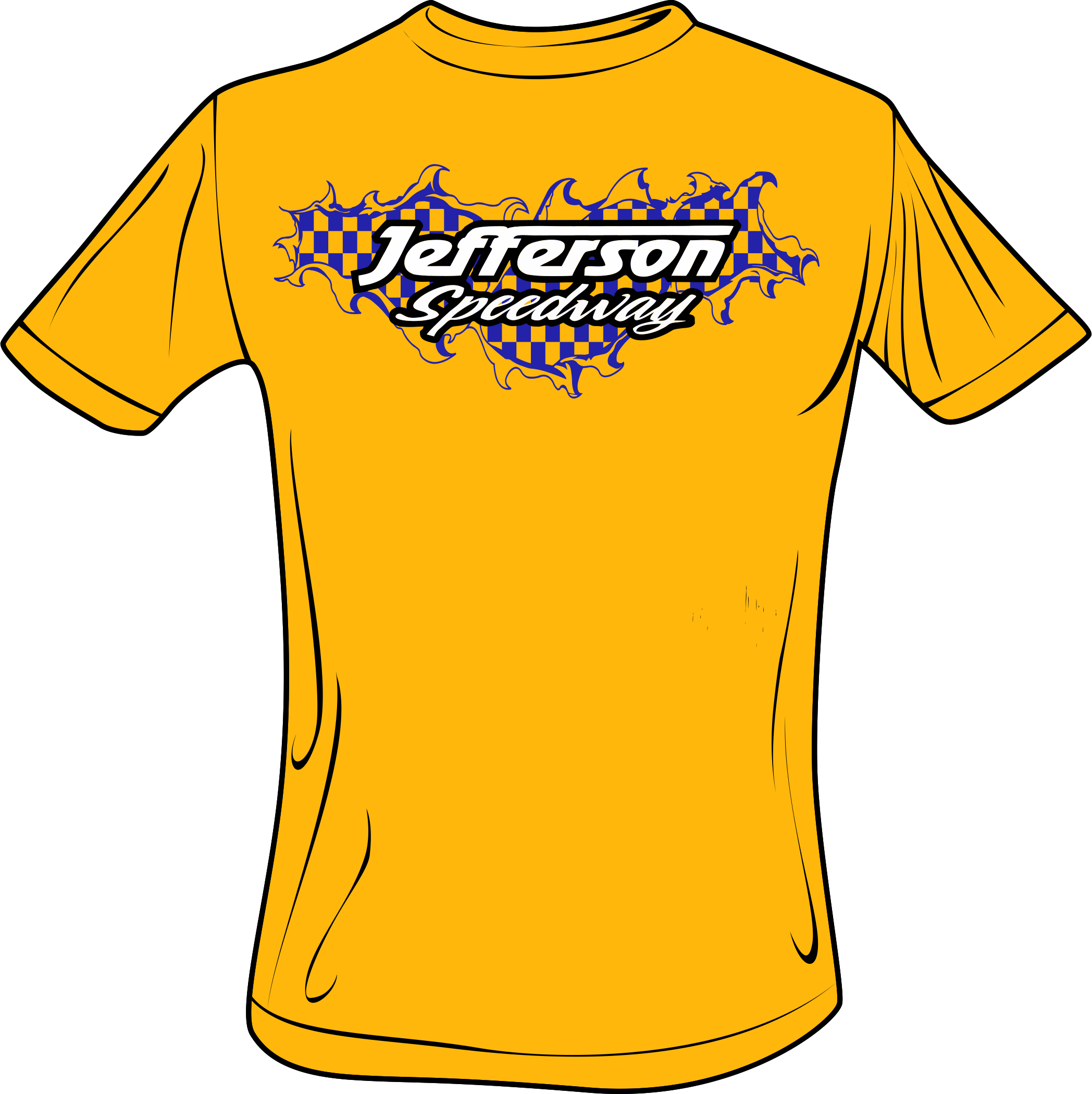 Jefferson Speedway Rip Through Flags T-Shirt