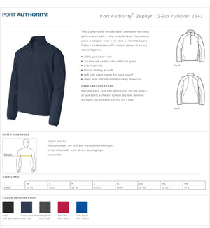 City of Watertown 1/2-Zip Pullover