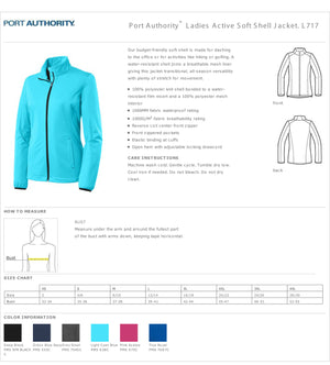 City of Watertown Ladies Active Soft Shell Jacket