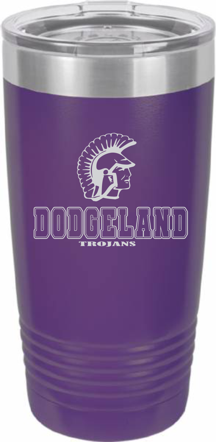 Dodgeland Polar Camel 20 oz. Ringneck Vacuum Insulated Tumbler w/Clear Lid