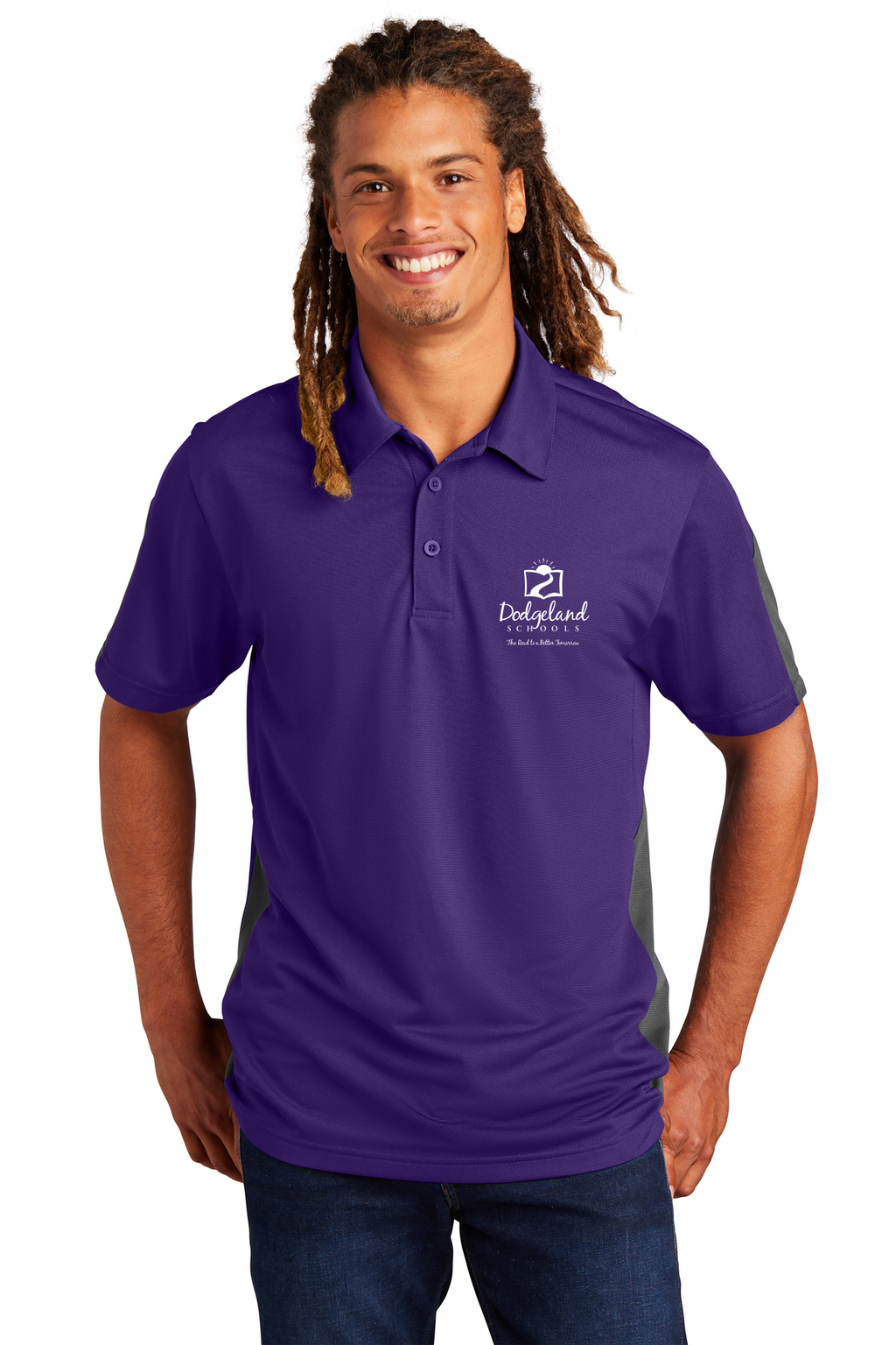 Dodgeland Sport-Tek® PosiCharge® Active Textured Colorblock Polo