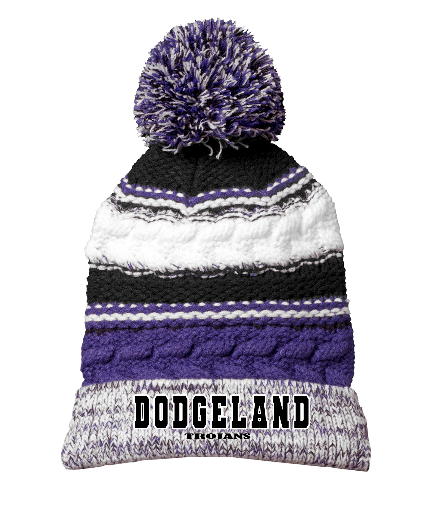 Dodgeland Sport-Tek® Pom Pom Team Beanie