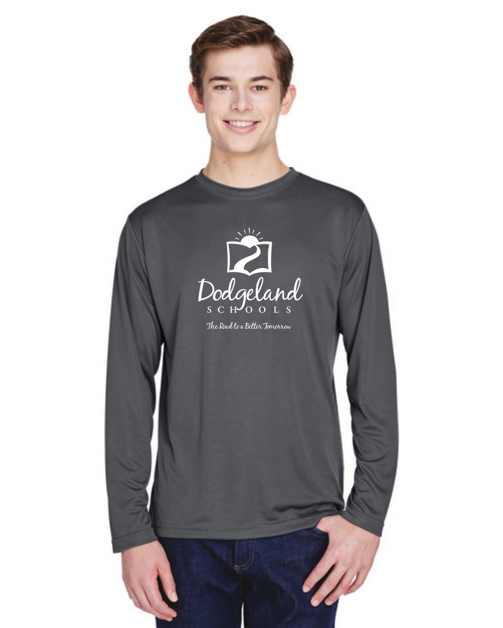 Dodgeland Team 365 Men's Zone Performance Long-Sleeve T-Shirt