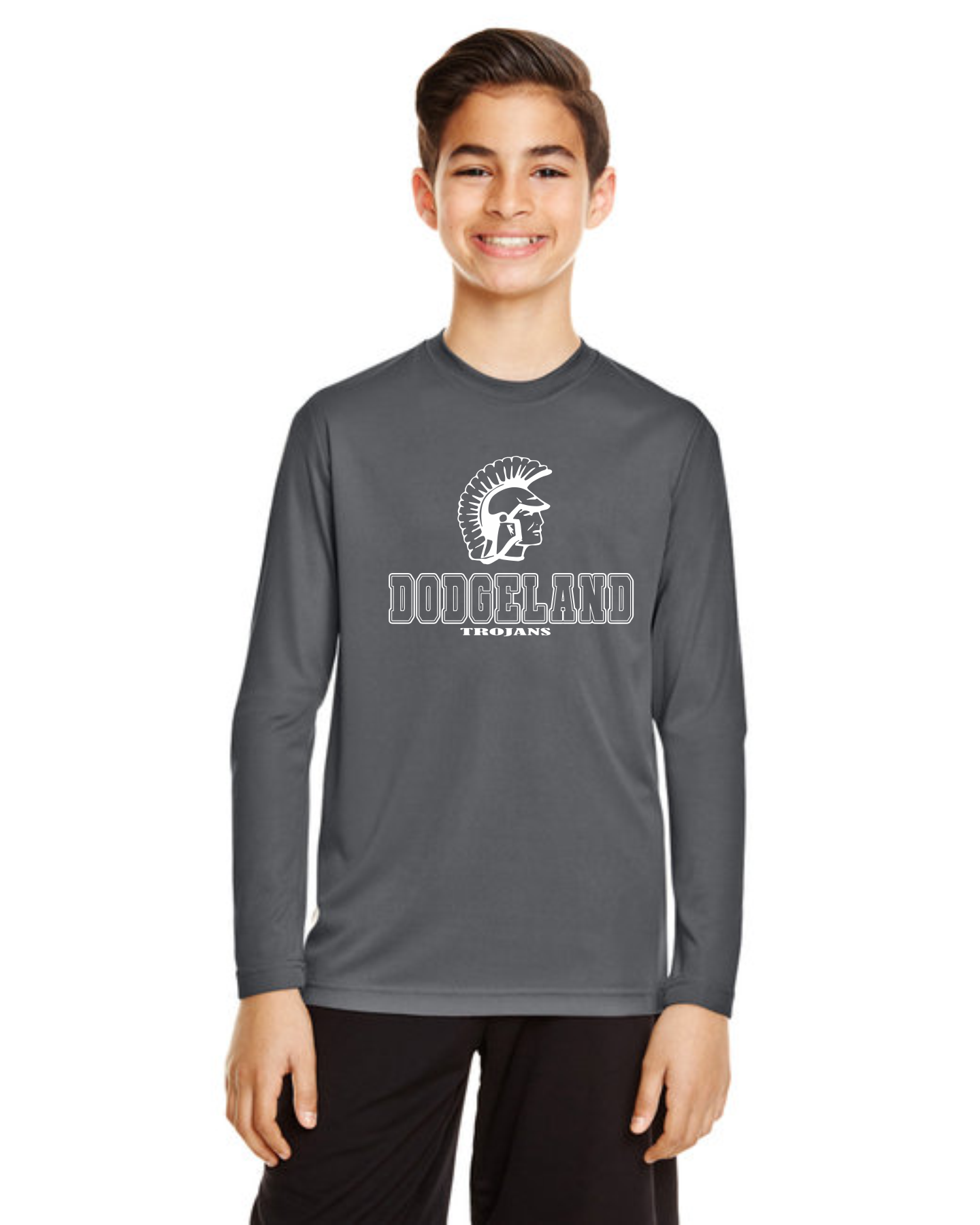 Dodgeland Youth Team 365 Zone Performance Long-Sleeve T-Shirt
