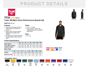 Dodgeland Team 365 Men's Zone Performance Quarter-Zip